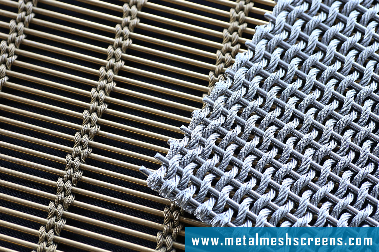 architectural woven metal mesh